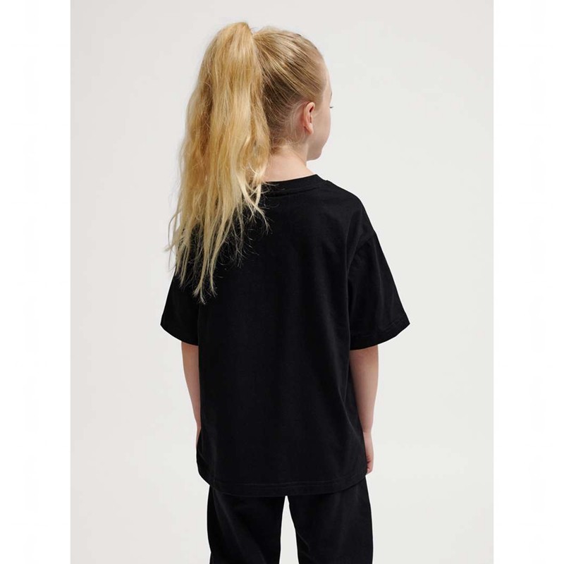 Hummel Jr Loose S/S Bee T-shirts Kinderen Zwart | 022357-443