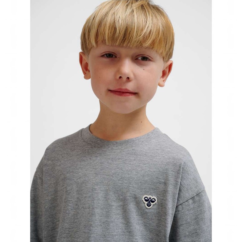 Hummel Jr Loose S/S Bee T-shirts Kinderen Grijs | 970861-502