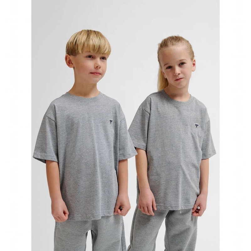 Hummel Jr Loose S/S Bee T-shirts Kinderen Grijs | 970861-502