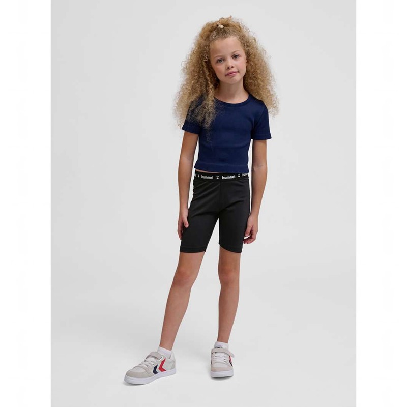 Hummel Jr Pulse Mw Short Hardloopbroek Kinderen Zwart | 659108-059