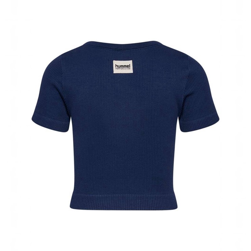 Hummel Jr Seamless Rib S/S T-shirts Kinderen Zwart | 000235-328