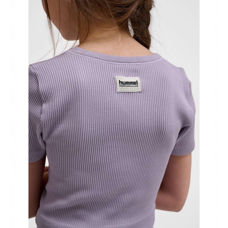 Hummel Jr Seamless Rib S/S T-shirts Kinderen Lavendel | 223947-341