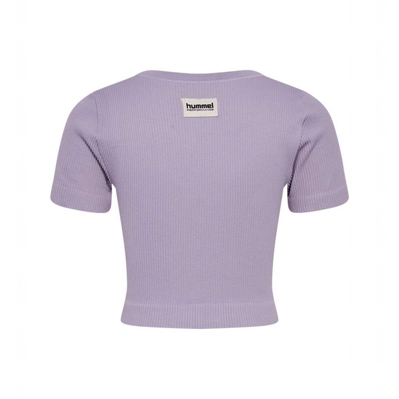 Hummel Jr Seamless Rib S/S T-shirts Kinderen Lavendel | 223947-341
