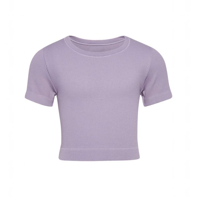 Hummel Jr Seamless Rib S/S T-shirts Kinderen Lavendel | 223947-341