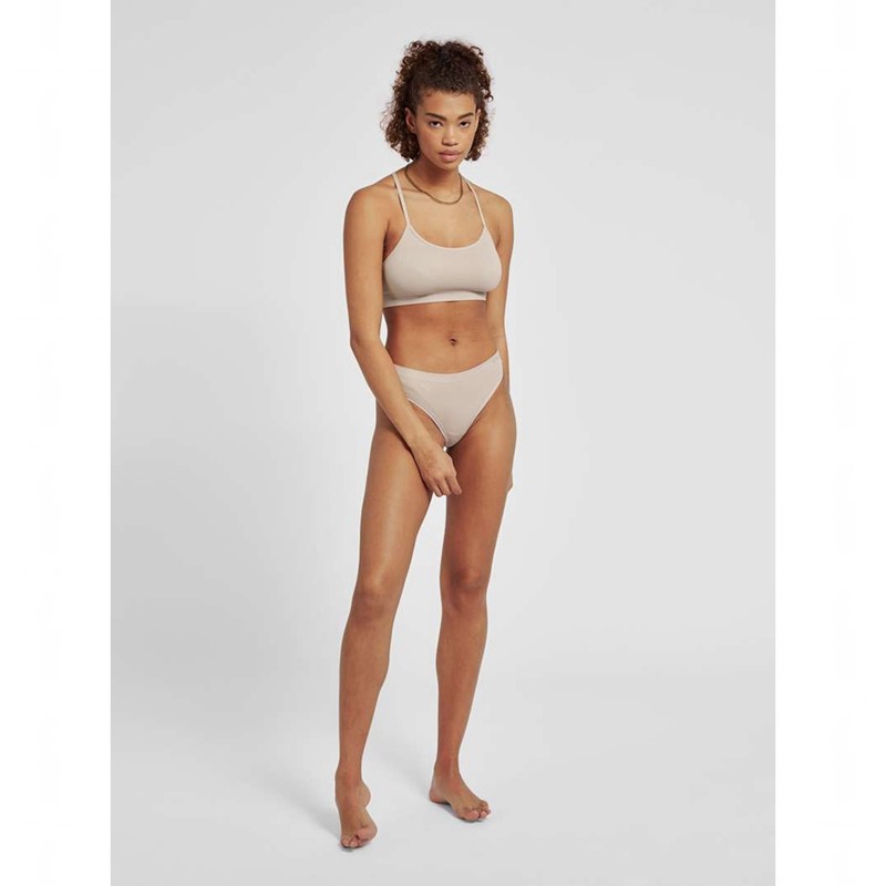 Hummel Juno Seamless String Dames Beige | 019069-678