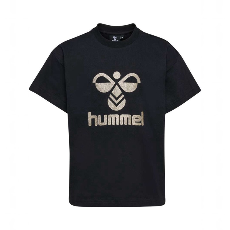 Hummel Karoline S/S T-shirts Kinderen Zwart | 435970-313