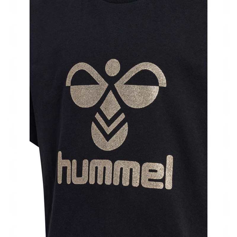 Hummel Karoline S/S T-shirts Kinderen Zwart | 435970-313