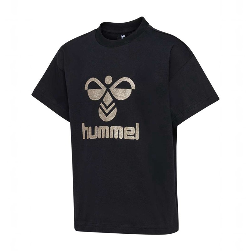 Hummel Karoline S/S T-shirts Kinderen Zwart | 435970-313