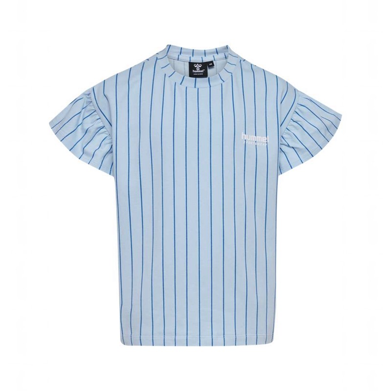 Hummel Kasandra S/S T-shirts Kinderen Blauw | 034107-004