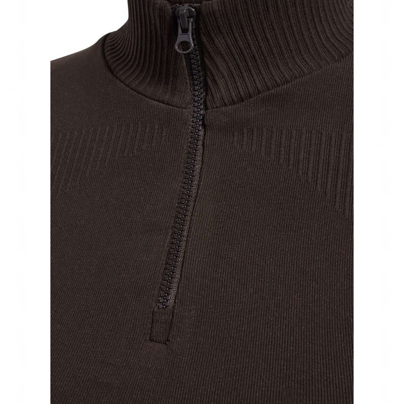 Hummel Knitteds Zip Tanktop Dames Chocola | 655218-379