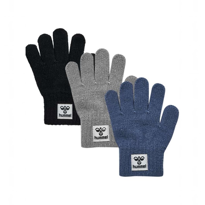 Hummel Kvint 3 Pk Handschoenen Kinderen Blauw | 050255-035