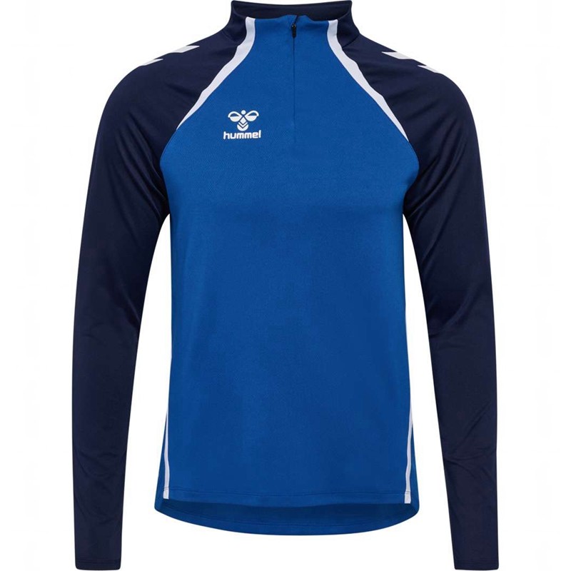 Hummel Lead 2.0 Half Zip T-shirts Heren Blauw | 243667-895
