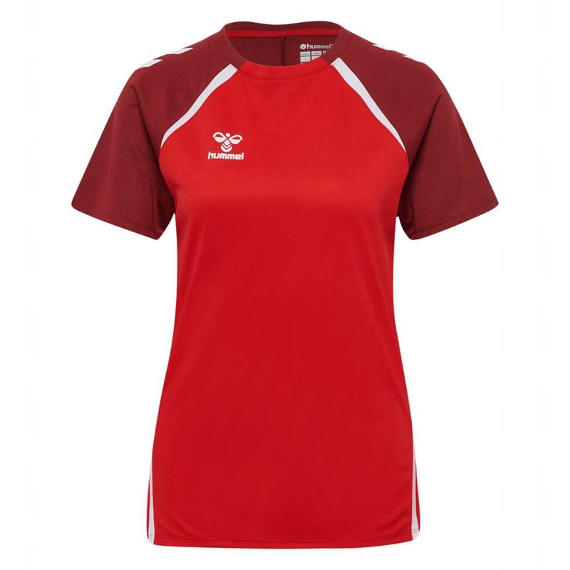 Hummel Lead 2.0 S/S Jersey Dames Rood | 474928-390