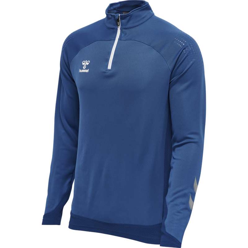 Hummel Lead Half Zip Hoodie Heren Blauw | 531298-180