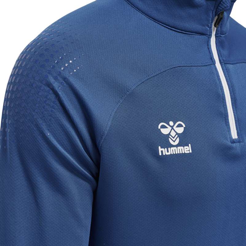 Hummel Lead Half Zip Hoodie Heren Blauw | 531298-180
