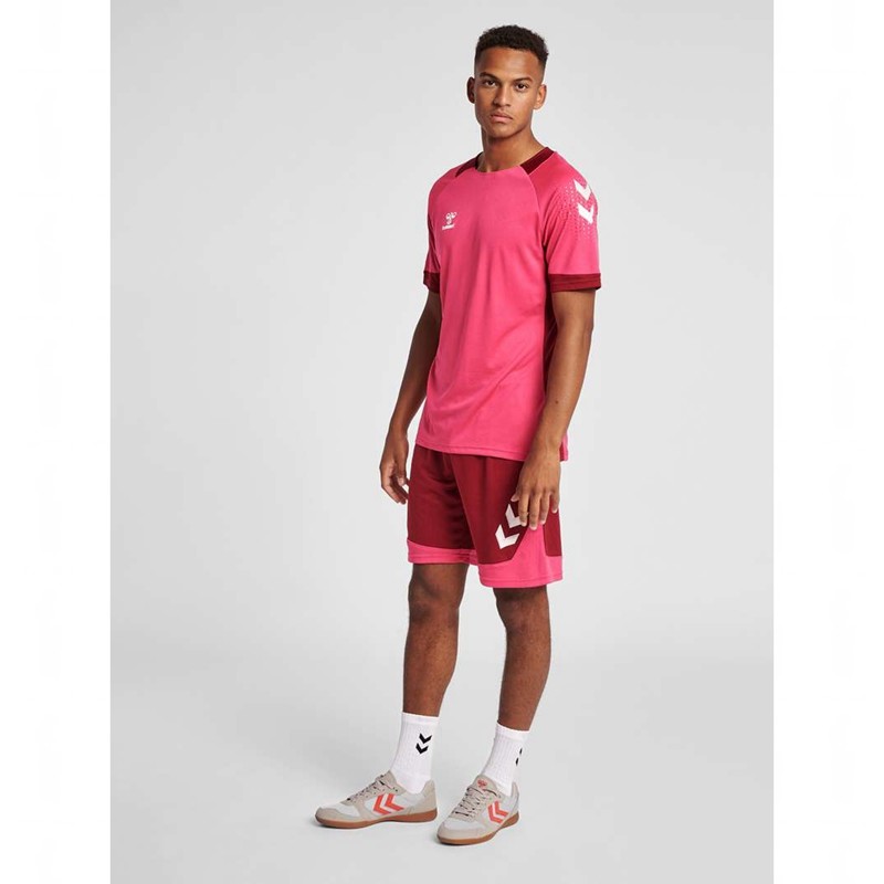 Hummel Lead Poly Hoodie Heren Rood | 046915-058
