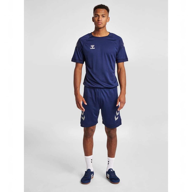 Hummel Lead Poly Korte Broek Heren Donkerblauw | 610759-315