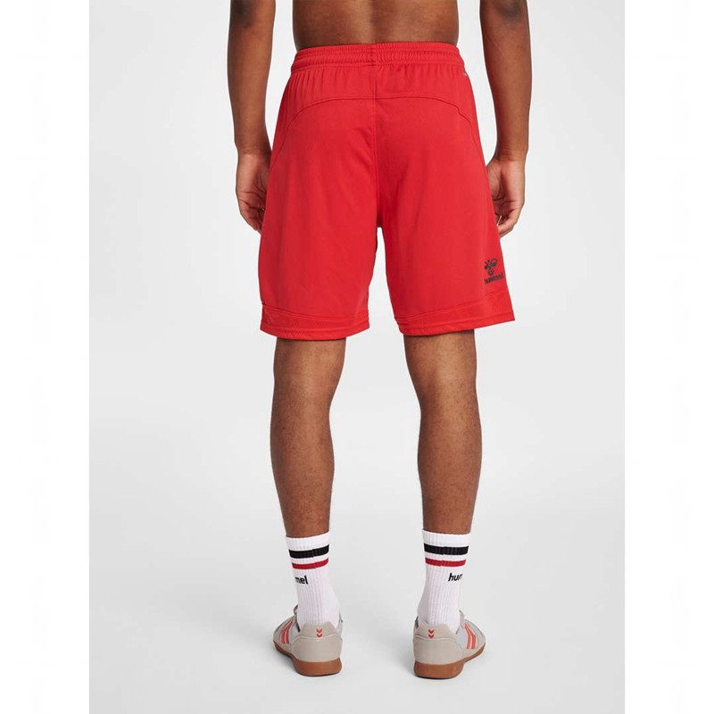 Hummel Lead Poly Korte Broek Heren Rood | 367113-365
