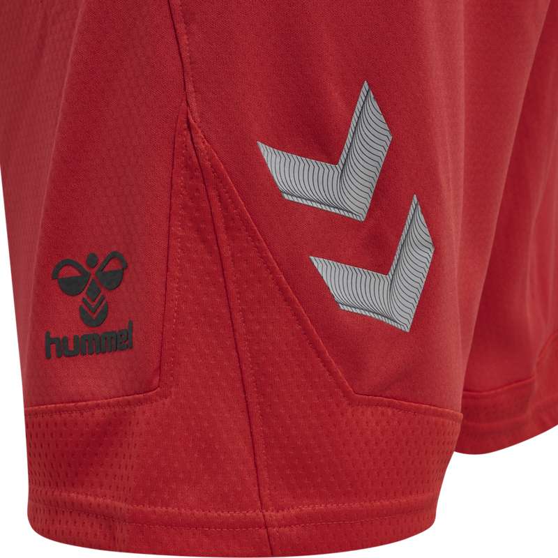 Hummel Lead Poly Korte Broek Heren Rood | 367113-365