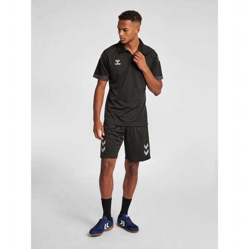 Hummel Lead Trainer Korte Broek Heren Zwart | 099166-408