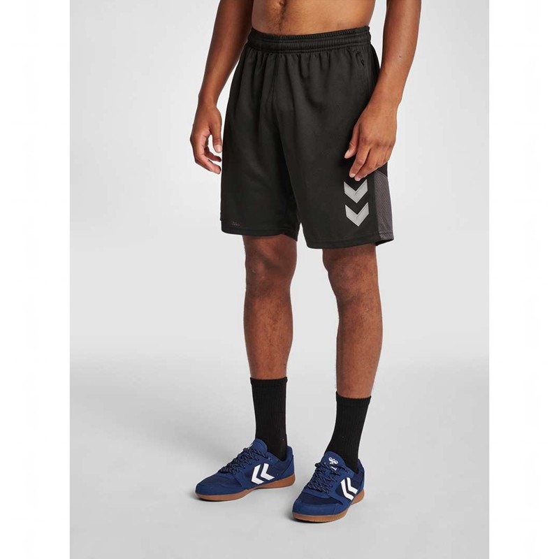 Hummel Lead Trainer Korte Broek Heren Zwart | 099166-408