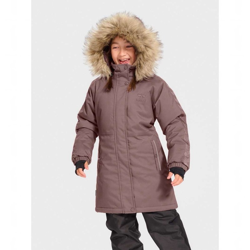 Hummel Leaf Tex Jassen Kinderen Roze | 912824-383