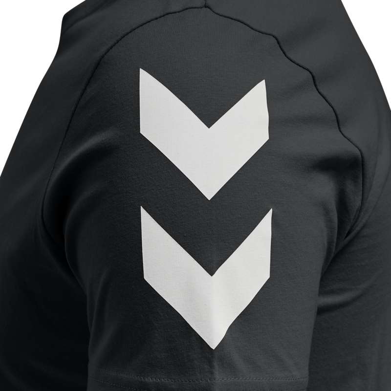 Hummel Legacy Chevron Plus T-shirts Heren Zwart | 772224-327