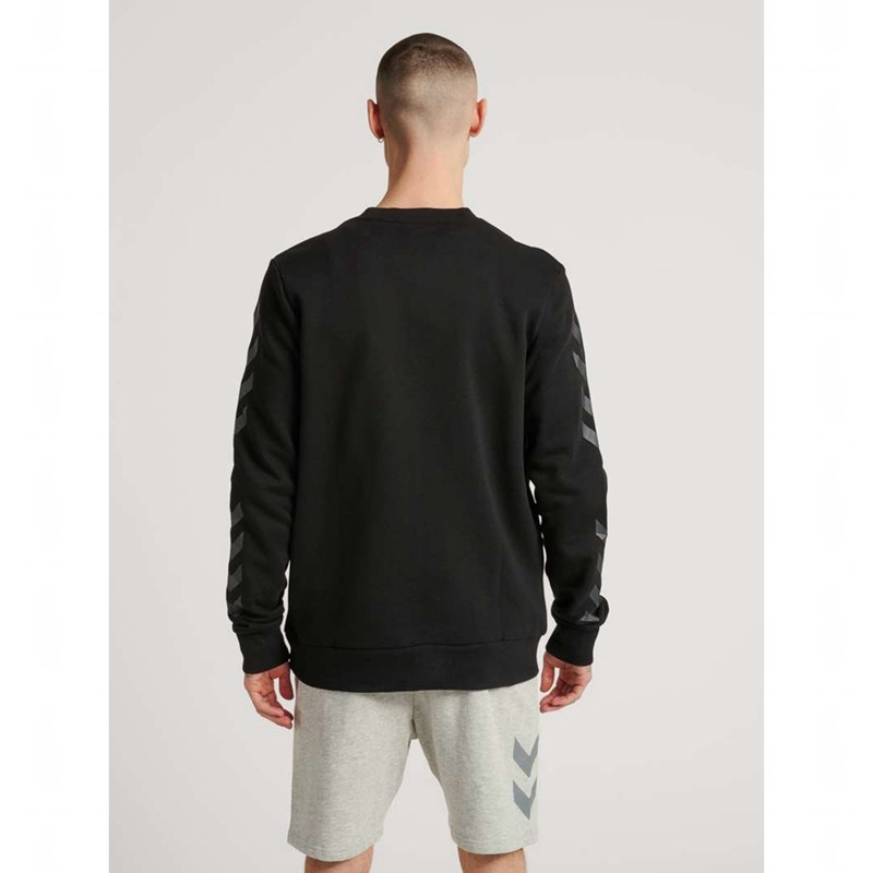 Hummel Legacy Chevron Sweatshirts Heren Zwart | 032319-155