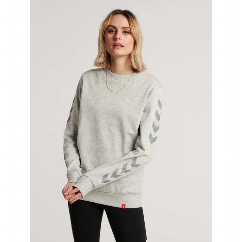 Hummel Legacy Chevron Sweatshirts Heren Grijs | 757356-447