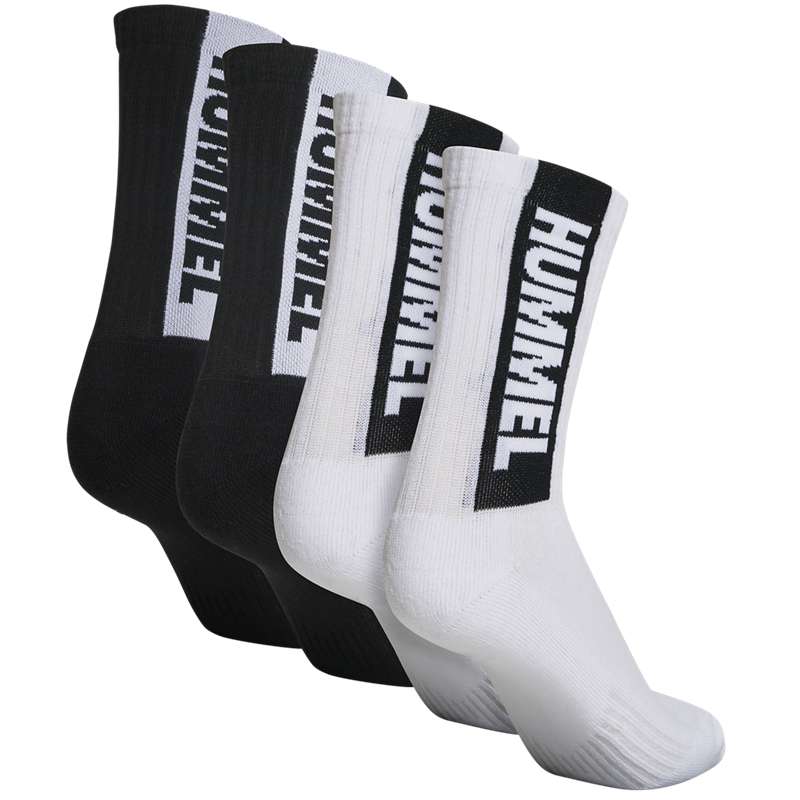 Hummel Legacy Core 4-packs Mix Sokken Heren Wit | 546442-194