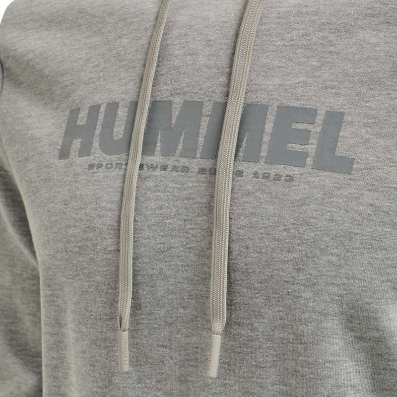 Hummel Legacy Logo Plus Hoodie Heren Grijs | 156301-045