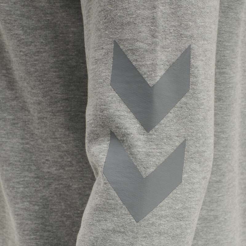 Hummel Legacy Logo Plus Hoodie Heren Grijs | 156301-045
