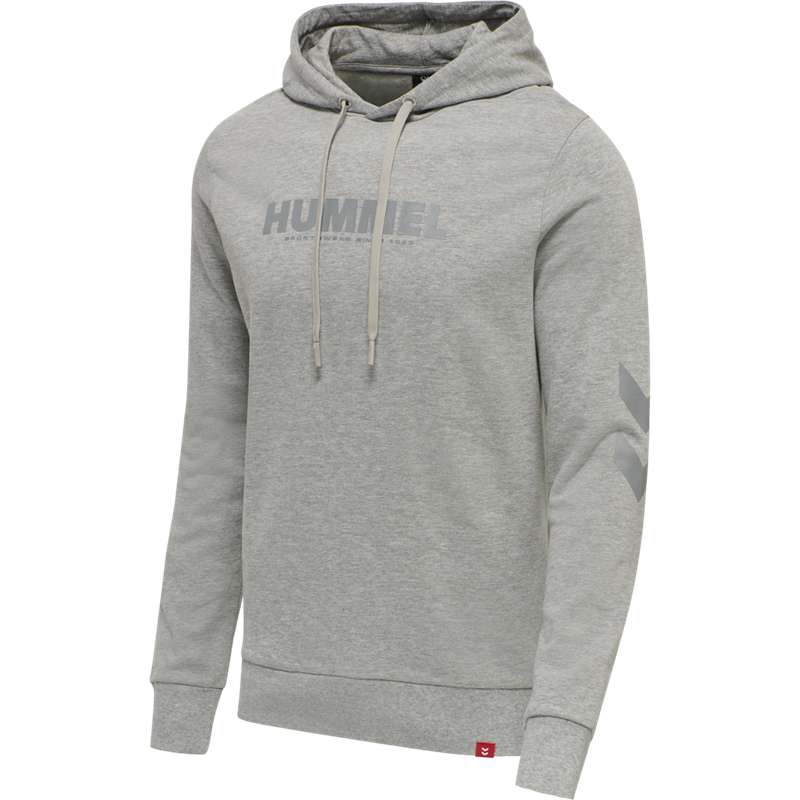 Hummel Legacy Logo Plus Hoodie Heren Grijs | 156301-045
