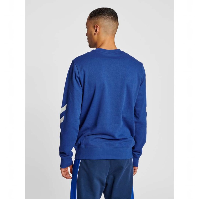 Hummel Legacy Sweatshirts Heren Blauw | 646373-933