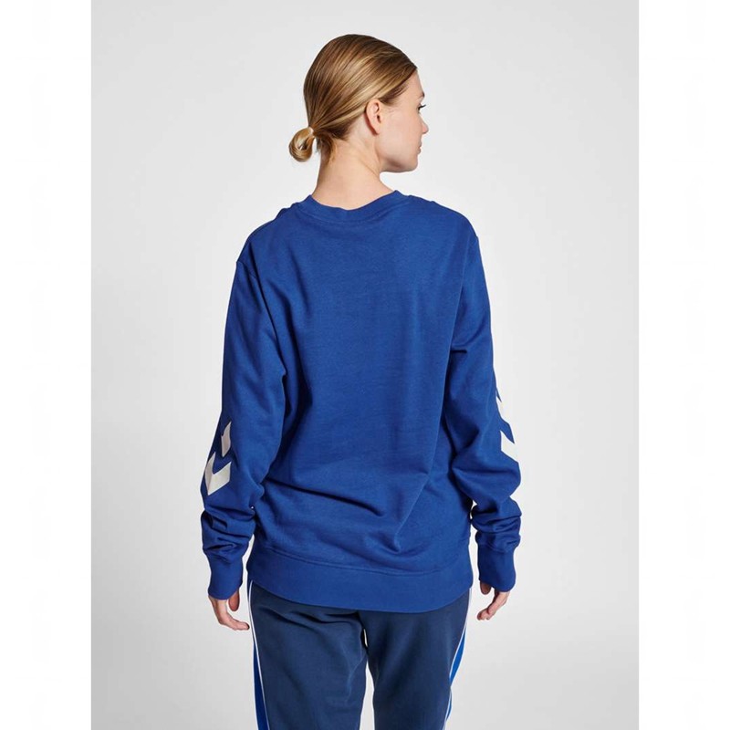 Hummel Legacy Sweatshirts Heren Blauw | 646373-933