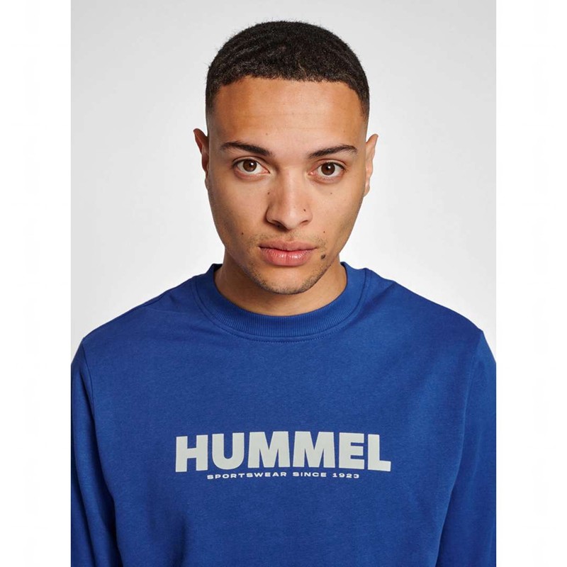 Hummel Legacy Sweatshirts Heren Blauw | 646373-933