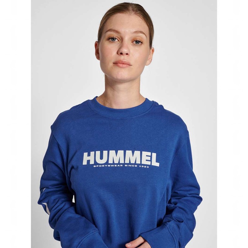 Hummel Legacy Sweatshirts Heren Blauw | 646373-933