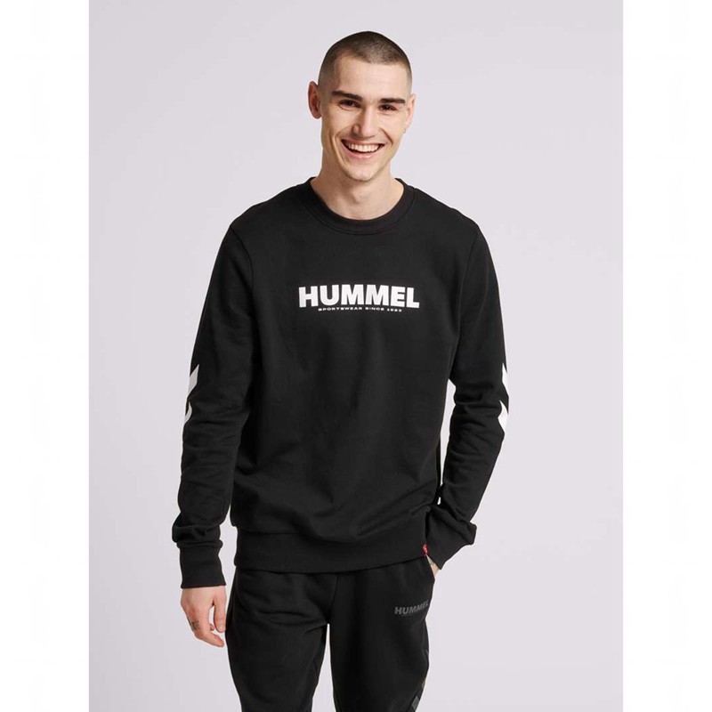 Hummel Legacy Sweatshirts Heren Zwart | 250876-499