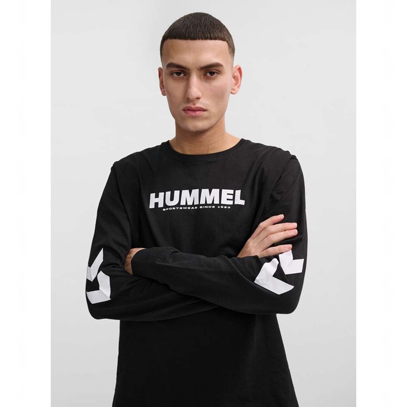 Hummel Legacy Sweatshirts Heren Zwart | 250876-499