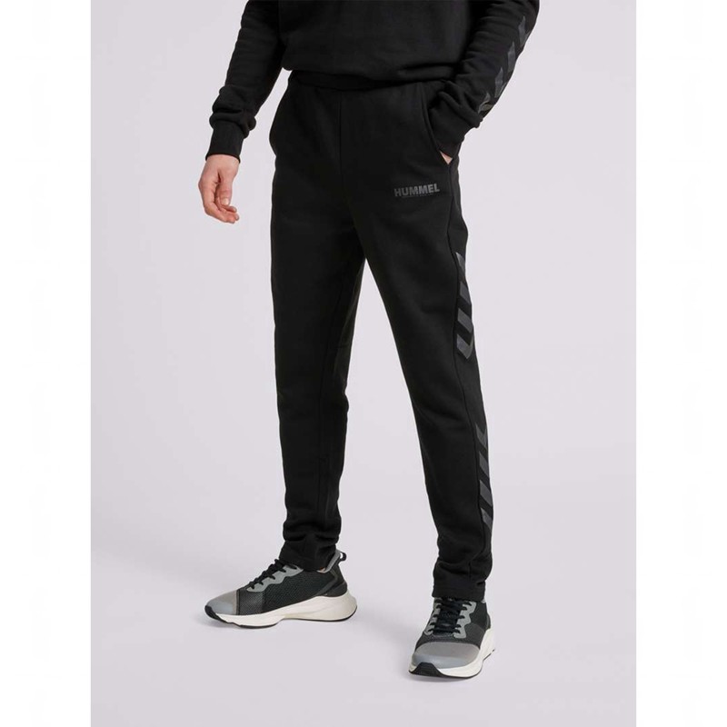 Hummel Legacy Tapered Broek Heren Zwart | 907944-223