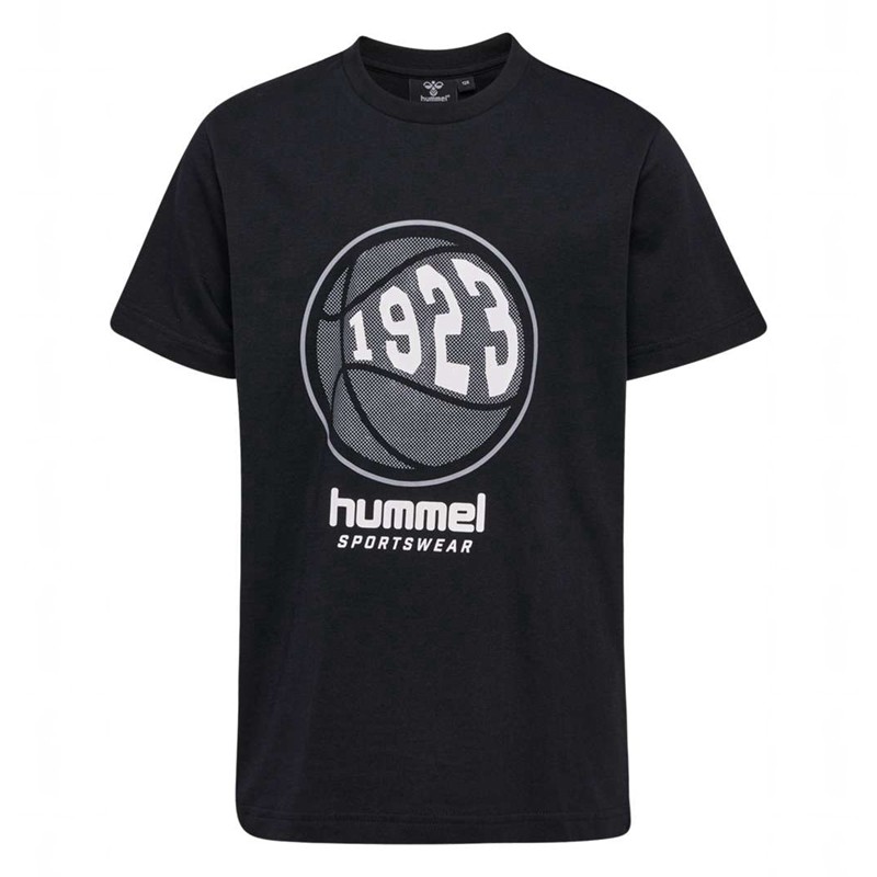 Hummel Leo S/S T-shirts Kinderen Zwart | 703582-036