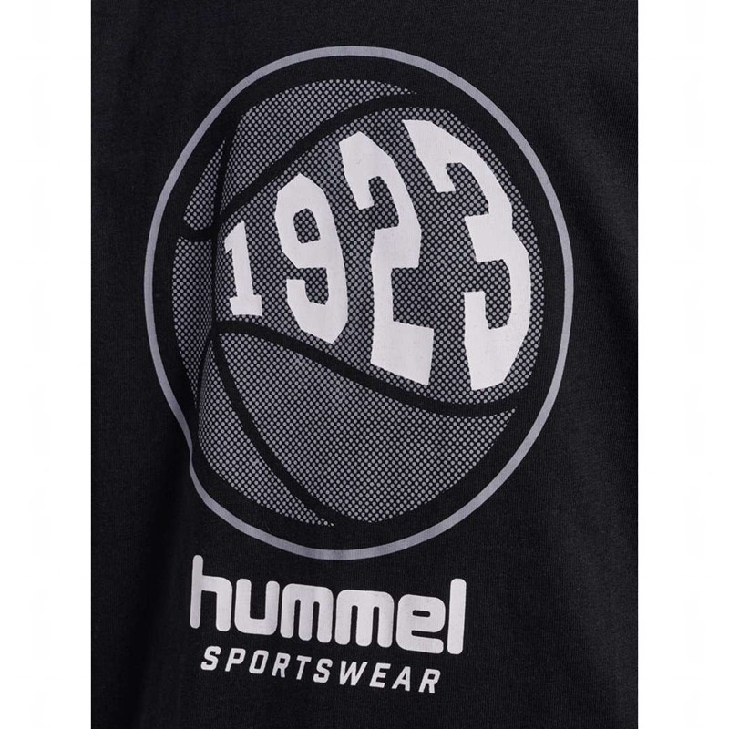 Hummel Leo S/S T-shirts Kinderen Zwart | 703582-036