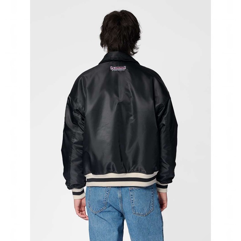 Hummel Letterman Sportswear Jassen Heren Zwart | 522252-423