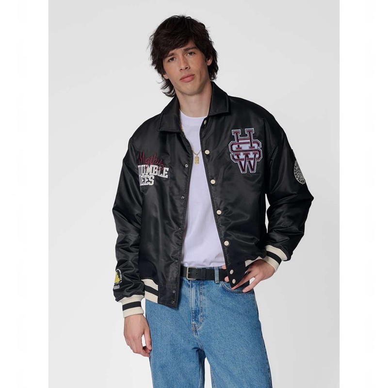 Hummel Letterman Sportswear Jassen Heren Zwart | 522252-423