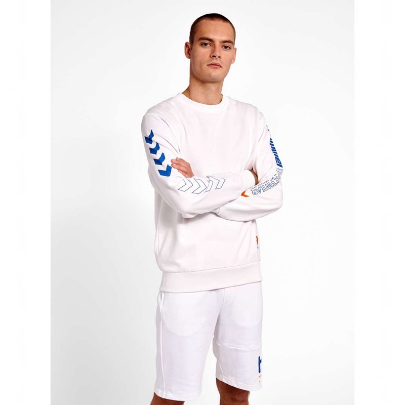 Hummel Lgc Birk Sweatshirts Heren Wit | 698422-339