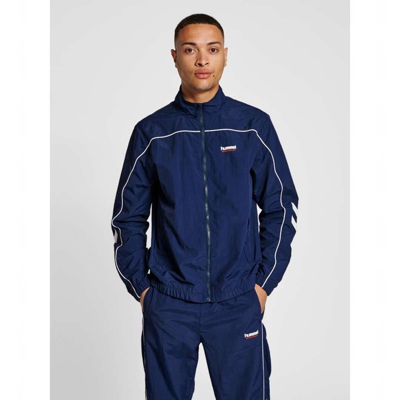 Hummel Lgc Celab Wov Zip Jassen Heren Donkerblauw | 380724-590