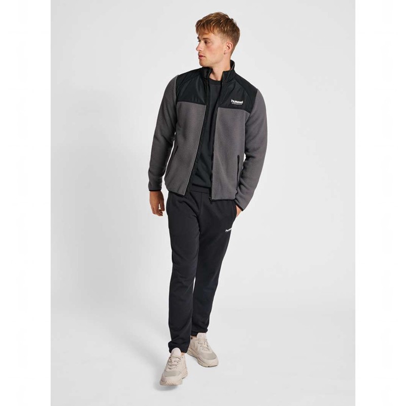 Hummel Lgc Charley Fleece Jassen Heren Grijs | 116438-854
