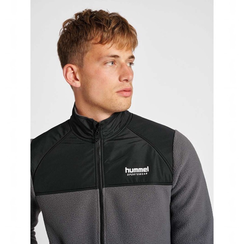 Hummel Lgc Charley Fleece Jassen Heren Grijs | 116438-854