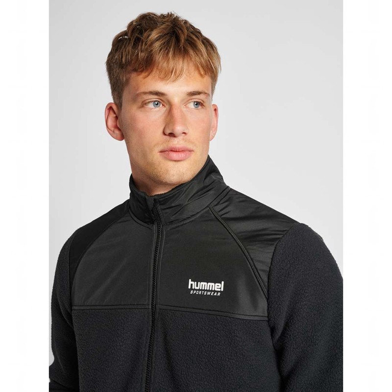 Hummel Lgc Charley Fleece Jassen Heren Zwart | 211493-054