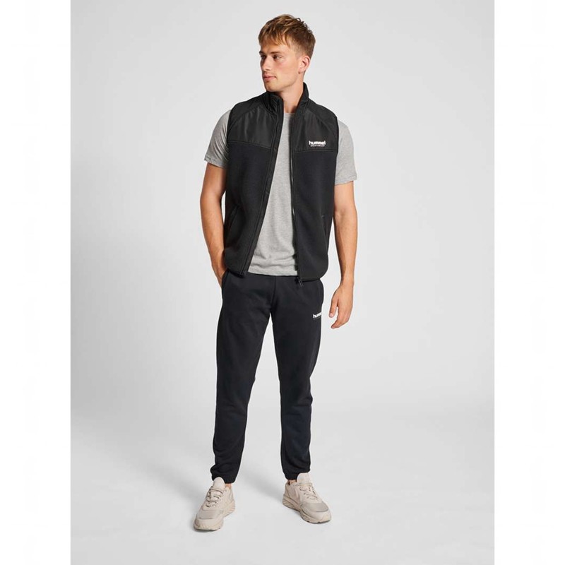 Hummel Lgc Charley Fleece Vest Heren Zwart | 429724-135